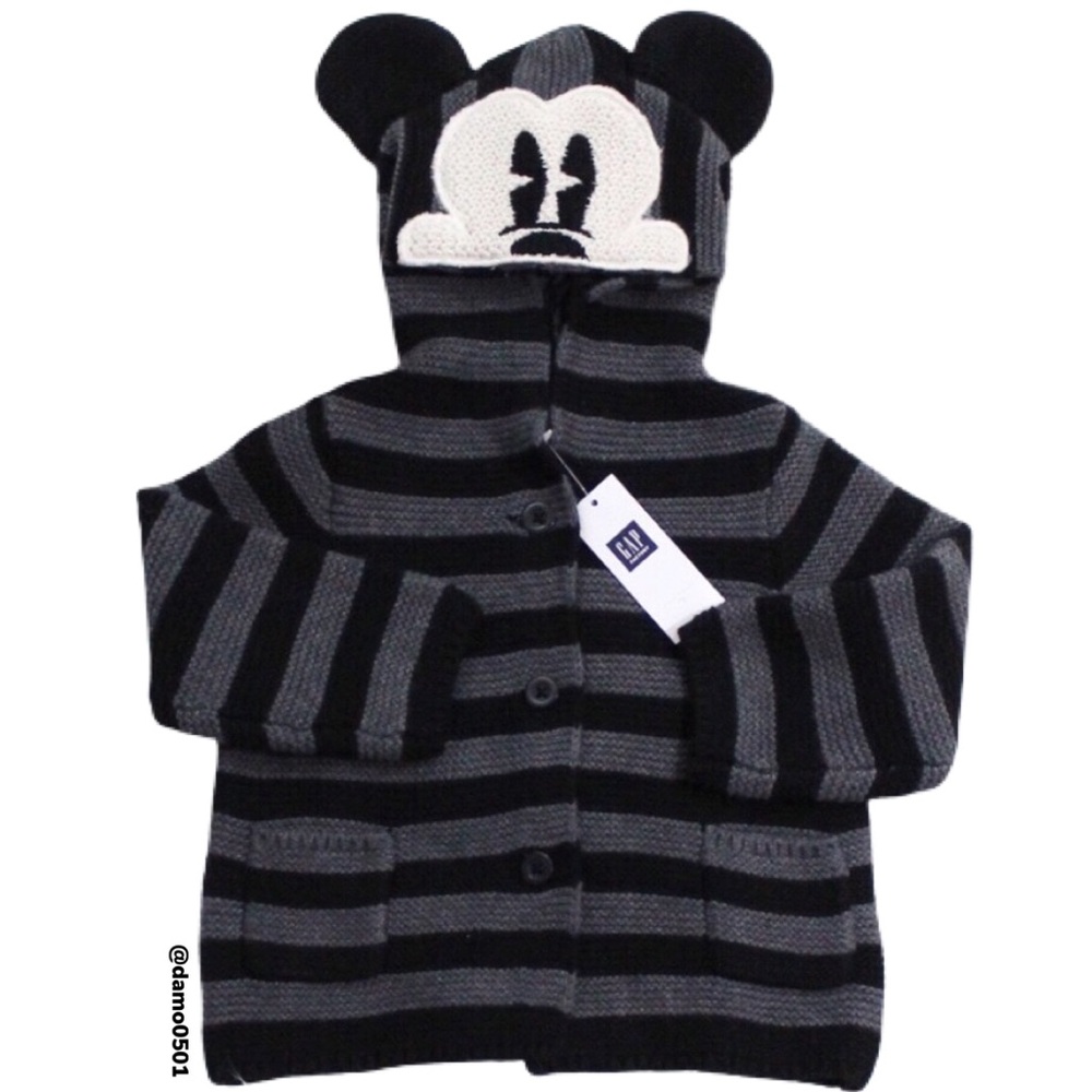 NWT Baby Gap Disney Unisex Mickey Mouse Sweater - Picture 2 of 11